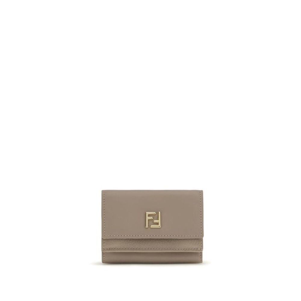 Fendi Beige Calf Leather Bos Taurus Women's Wallet